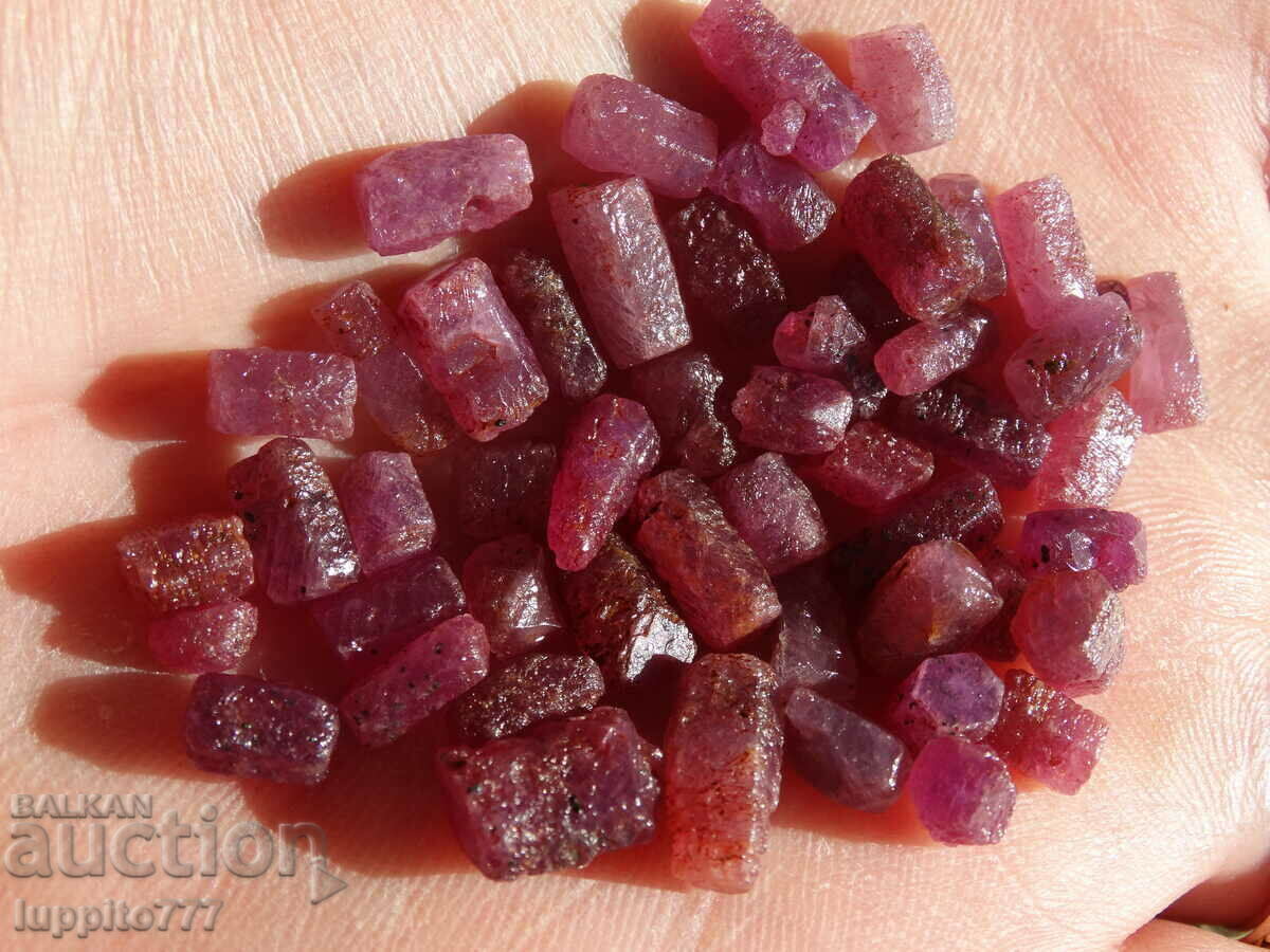 rubin natural corindon calitate fațetă 117 carate lot 51 buc - 5 rubin natural corindon calitate fațetă 117 carate lot 51 buc - 5