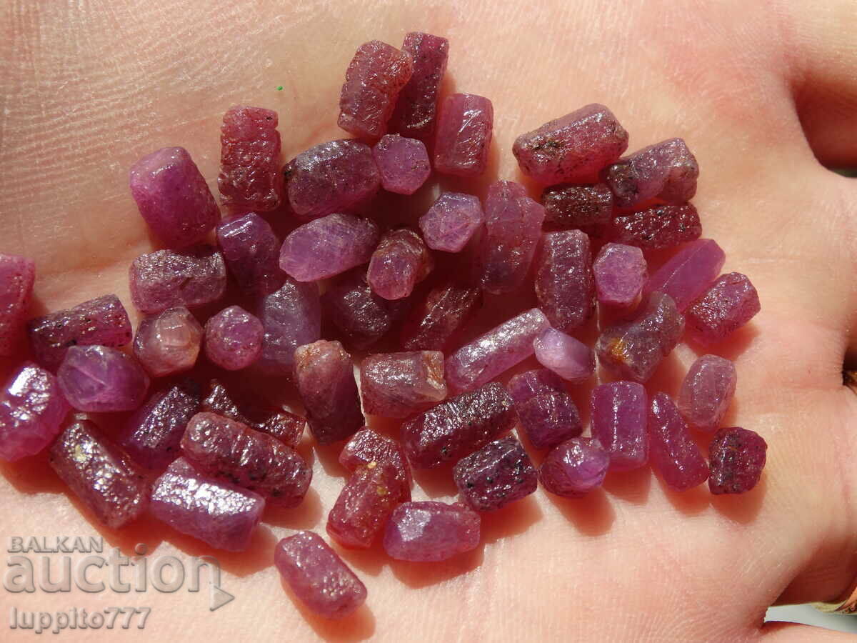 natural ruby corundum facet quality 105 carats 47pcs lot - 5 natural ruby corundum facet quality 105 carats 47pcs lot - 5