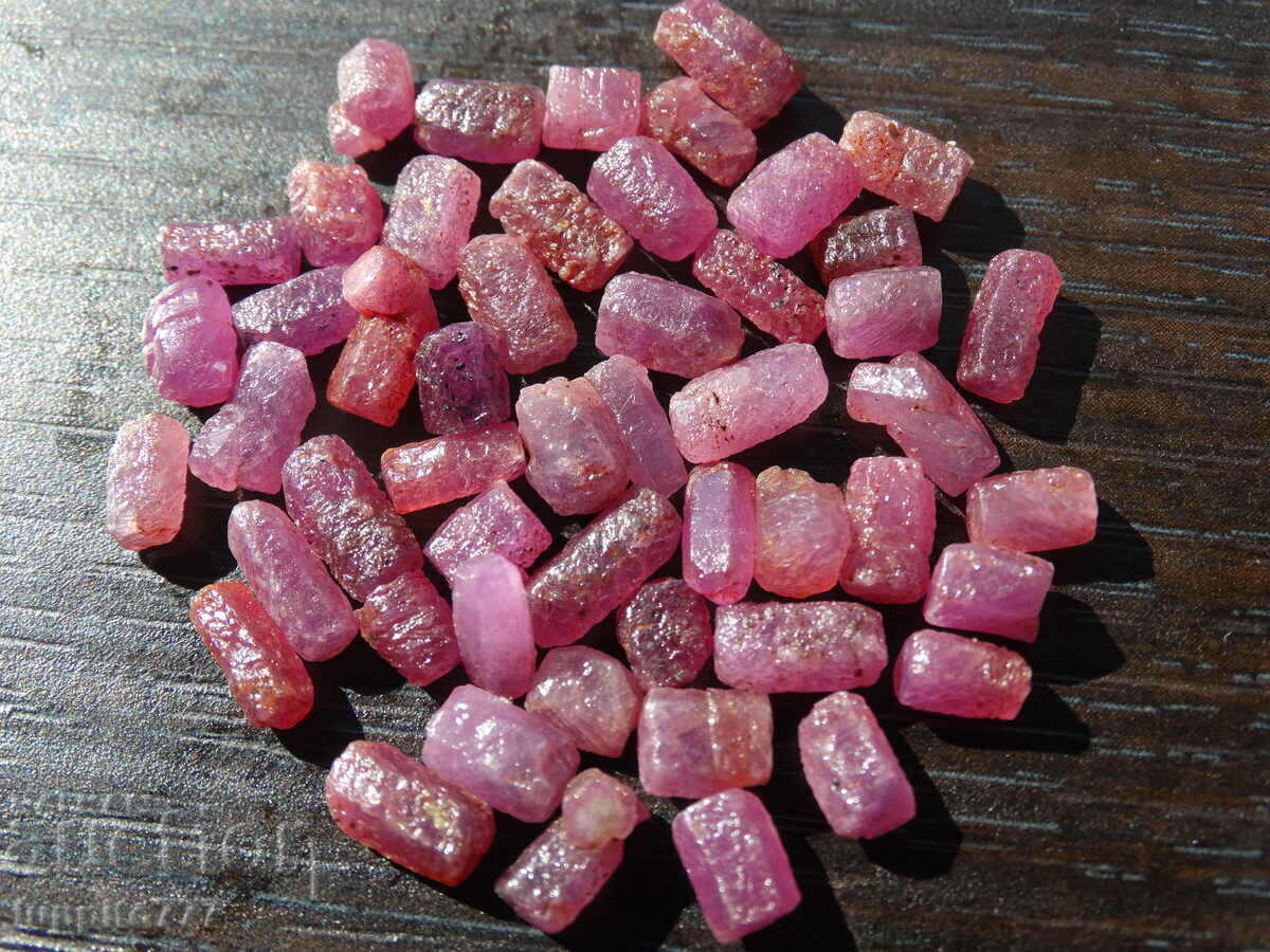 natural ruby corundum facet quality 105 carats 47pcs lot - 6 natural ruby corundum facet quality 105 carats 47pcs lot - 6