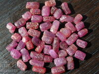 rubin natural corindon calitate fațetă 105 carate lot 47 buc