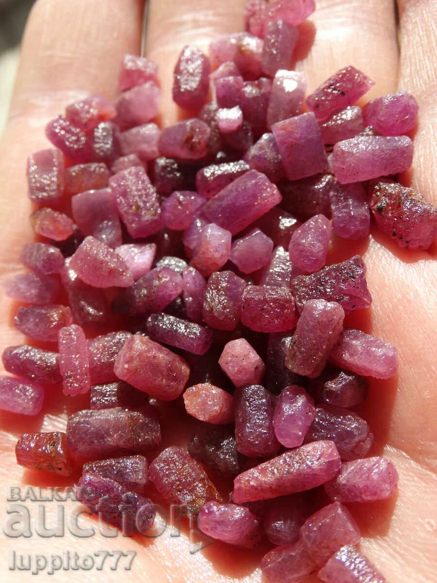 φυσικό ρουμπινί κορούνδιο όψης ποιότητας 212 καρατίων 90+τεμ - 5 φυσικό ρουμπινί κορούνδιο όψης ποιότητας 212 καρατίων 90+τεμ - 5