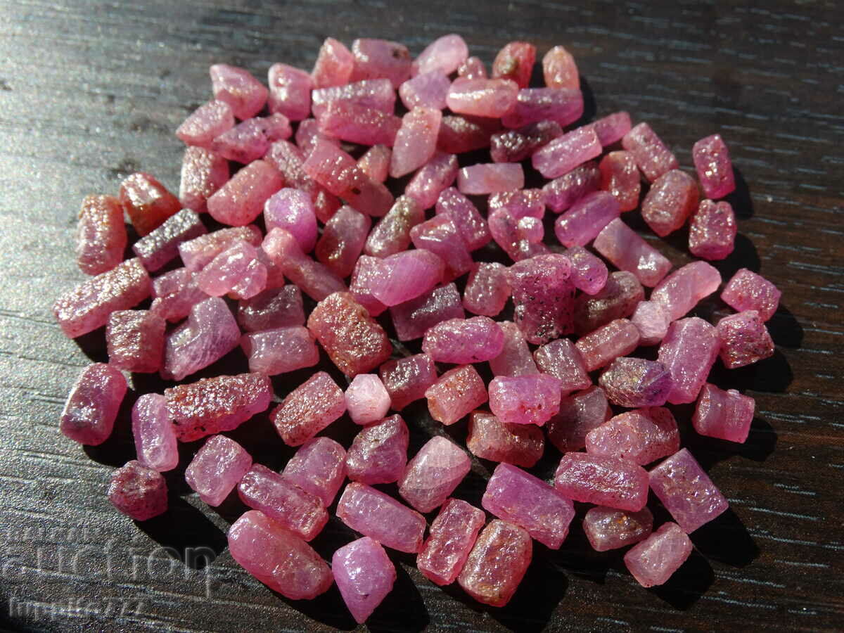 φυσικό ρουμπινί κορούνδιο όψης ποιότητας 212 καρατίων 90+τεμ - 6 φυσικό ρουμπινί κορούνδιο όψης ποιότητας 212 καρατίων 90+τεμ - 6