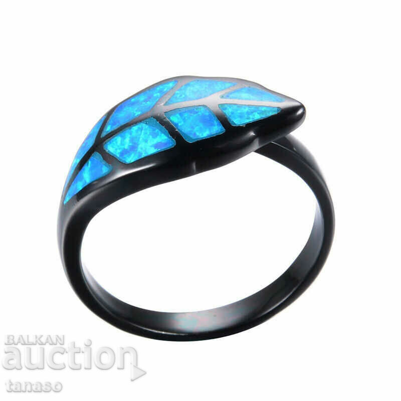 Delivery of Blue opal ring, leaf Delivery of Blue opal ring, leaf