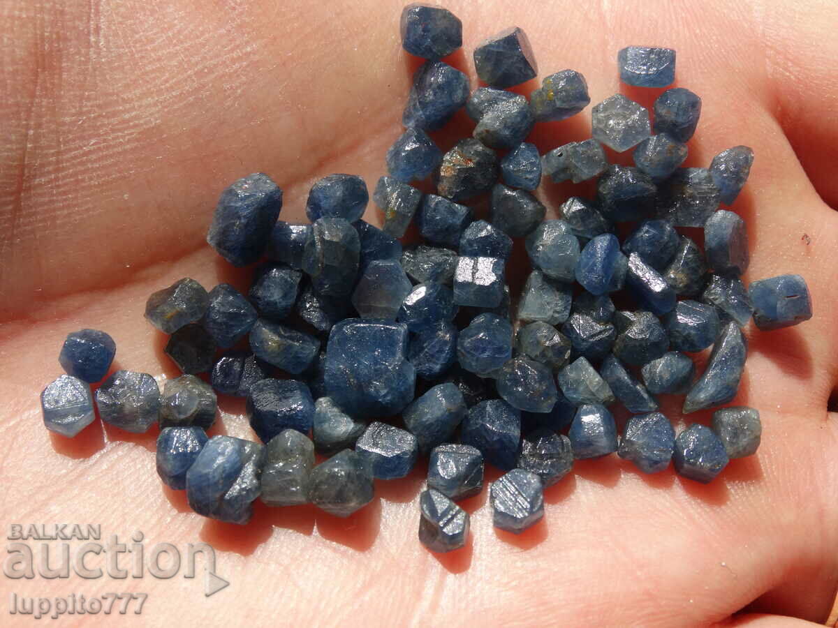 natural sapphire Ceylon facet quality 155 carats 60+pc lot with price 365.00 BGN | € 186.62 natural sapphire Ceylon facet quality 155 carats 60+pc lot with price 365.00 BGN | € 186.62