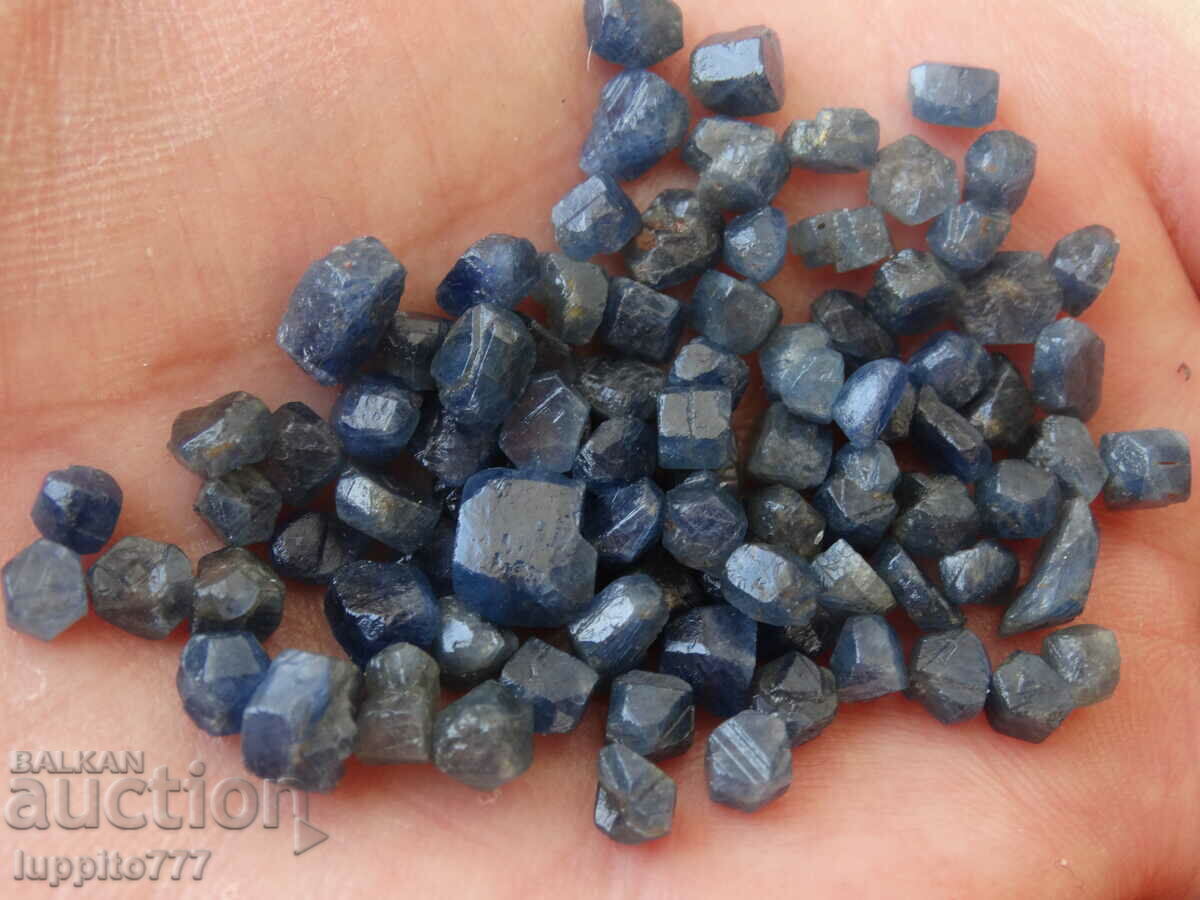 Delivery of natural sapphire Ceylon facet quality 155 carats 60+pc lot Delivery of natural sapphire Ceylon facet quality 155 carats 60+pc lot