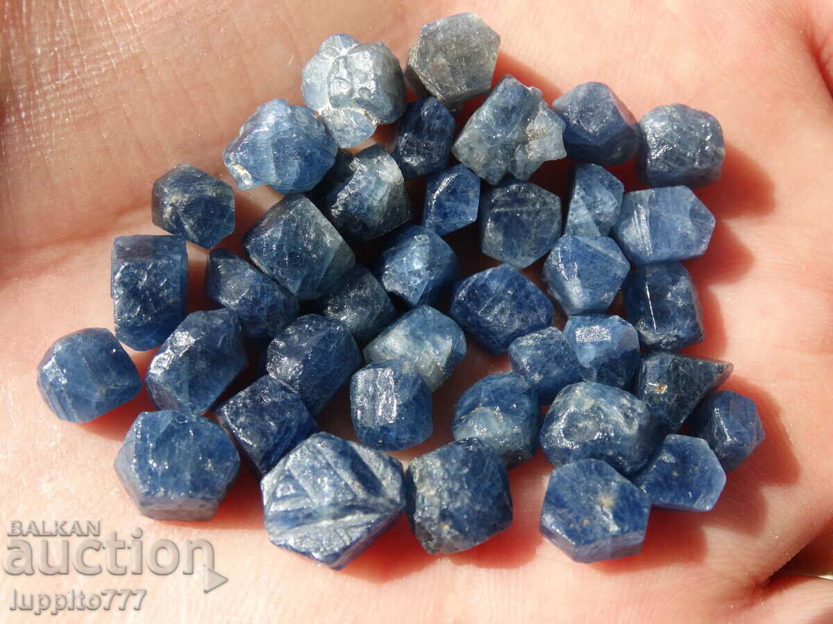 φυσικό ζαφείρι Mogok facet ποιότητας 136 καρατίων 40 τμχ. παρτίδα - 7 φυσικό ζαφείρι Mogok facet ποιότητας 136 καρατίων 40 τμχ. παρτίδα - 7