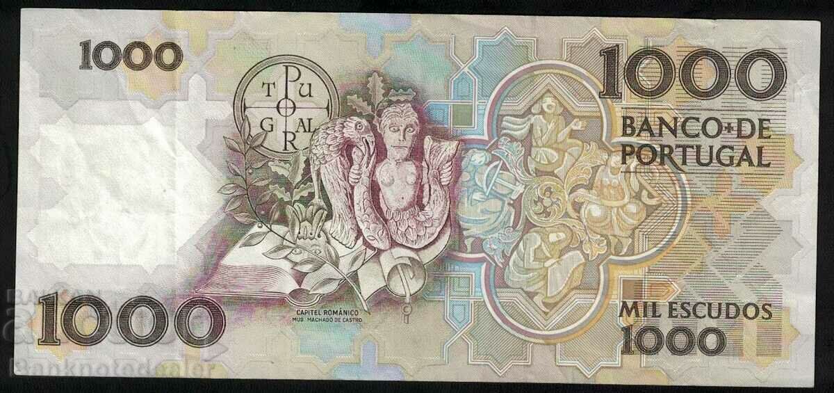 Portugal 1000 Escudos 1986 Pick 181b Ref 5134 with price 25.00 BGN | € 12.78 Portugal 1000 Escudos 1986 Pick 181b Ref 5134 with price 25.00 BGN | € 12.78