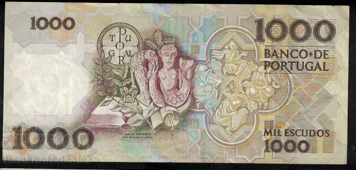 Portugal 1000 Escudos 1986 Pick 181b Ref 2117 with price 33.00 BGN | € 16.87 Portugal 1000 Escudos 1986 Pick 181b Ref 2117 with price 33.00 BGN | € 16.87