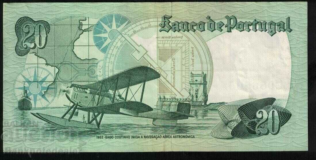 Portugal 20 Escudos 1978 Pick 176 Ref 6805 with price 10.00 BGN | € 5.11 Portugal 20 Escudos 1978 Pick 176 Ref 6805 with price 10.00 BGN | € 5.11