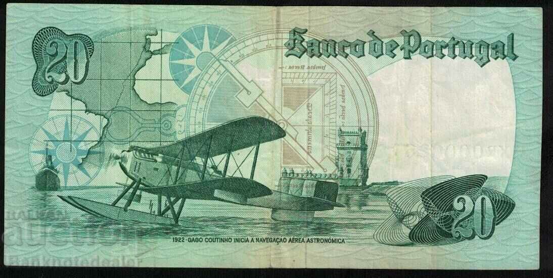 Portugal 20 Escudos 1978 Pick 176 Ref 000026 Low number with price 20.00 BGN | € 10.23 Portugal 20 Escudos 1978 Pick 176 Ref 000026 Low number with price 20.00 BGN | € 10.23