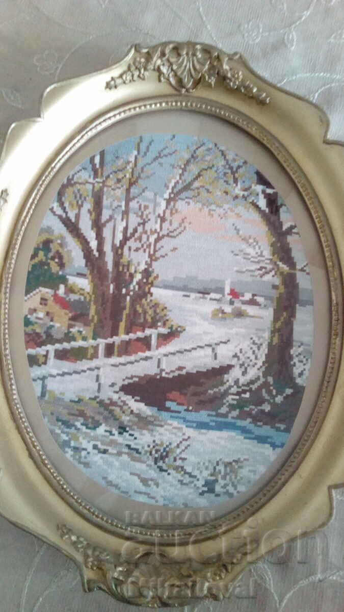 "Old Winter" Tapestry by Wheeler's Seasons