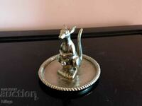Old Silver Plated Figurine - Kangaroo
