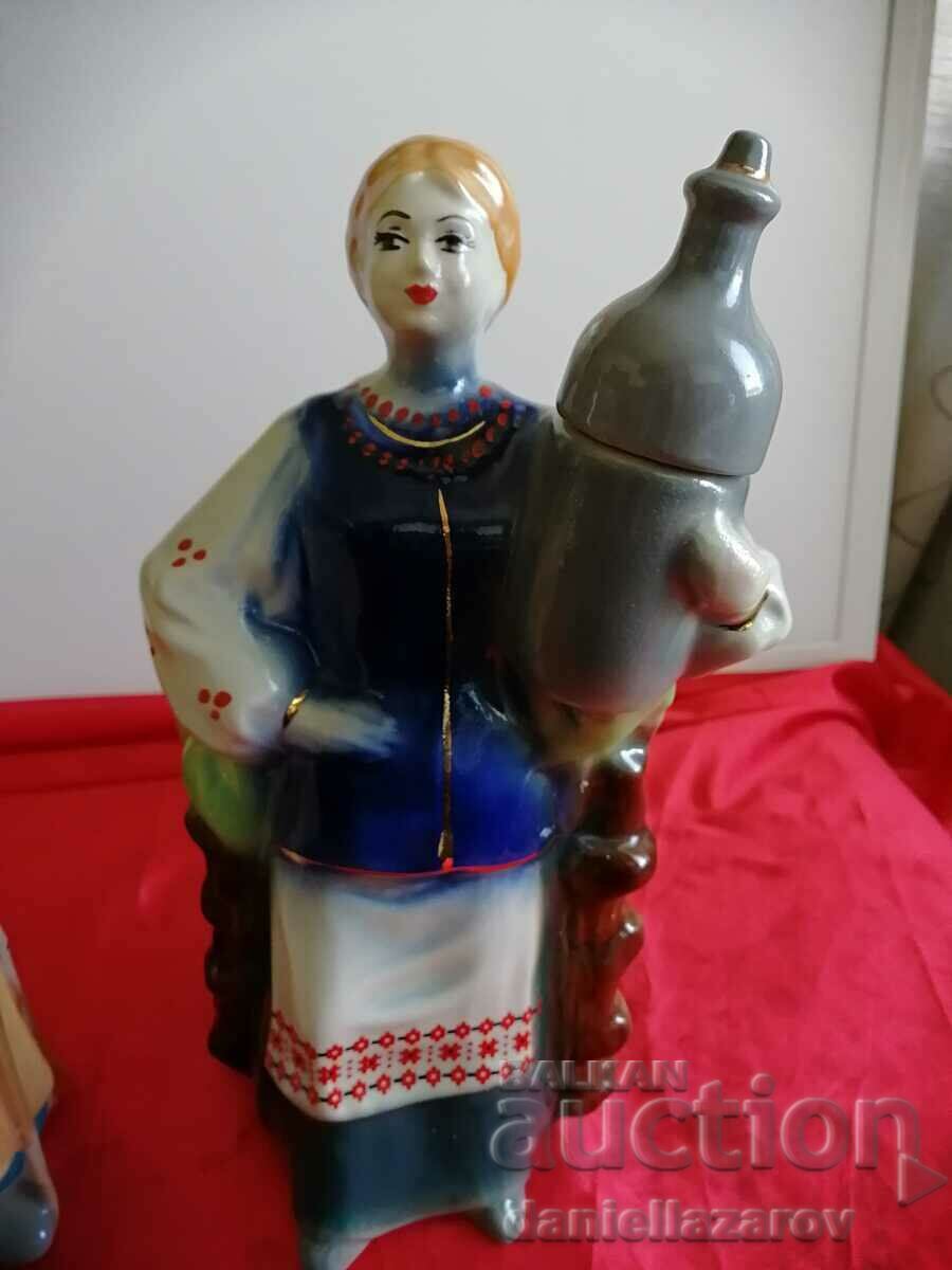 USSR, Old Russian Porcelain Figurines, Bottle Bottle with price 180.00 BGN | € 92.03 USSR, Old Russian Porcelain Figurines, Bottle Bottle with price 180.00 BGN | € 92.03