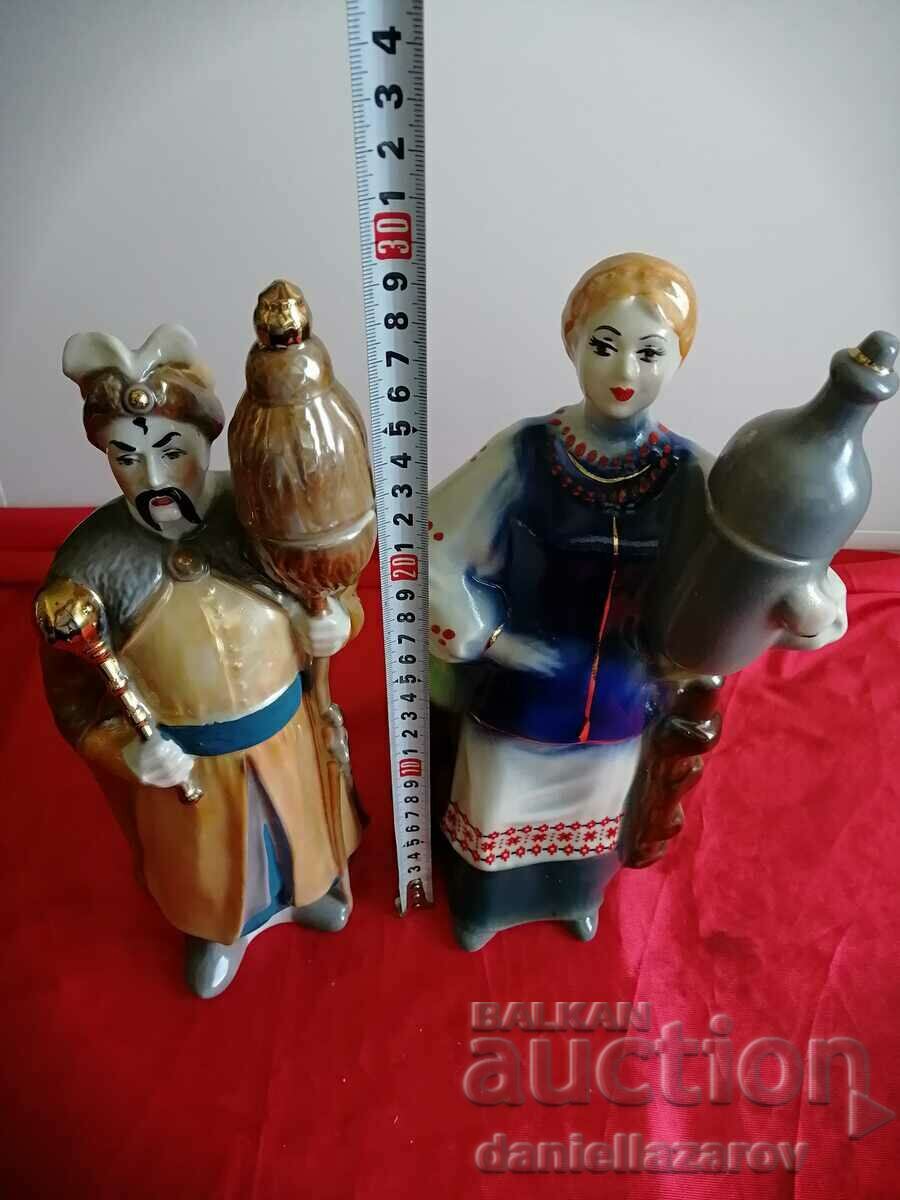 USSR, Old Russian Porcelain Figurines, Bottle Bottle - 6 USSR, Old Russian Porcelain Figurines, Bottle Bottle - 6