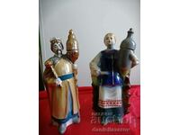 ΕΣΣΔ, παλιά ρωσικά πορσελάνινα ειδώλια, μπουκάλι μπουκάλι