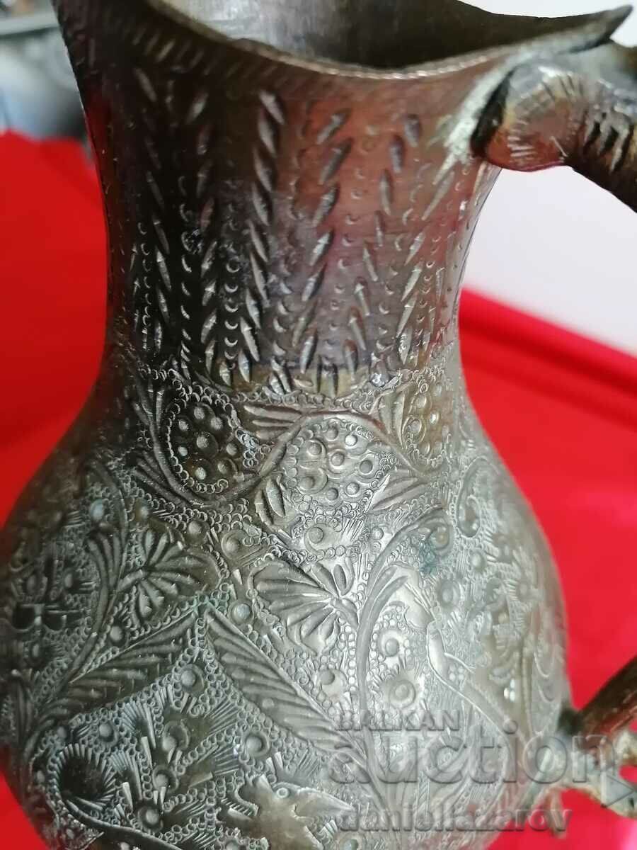 Rare Antique Bronze PERSIAN Jug 19th Century - 5 Rare Antique Bronze PERSIAN Jug 19th Century - 5
