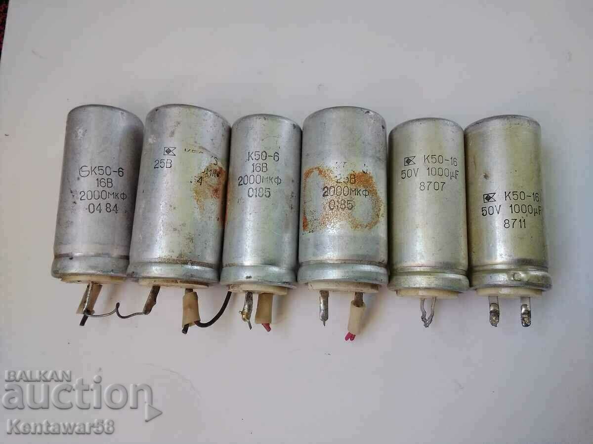 Electrolytic capacitors K - 50 Electrolytic capacitors K - 50