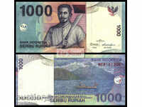 ИНДОНЕЗИЯ 1000 Рупии INDONESIA 1 000 Rupiah, P-New, 2012 UNC