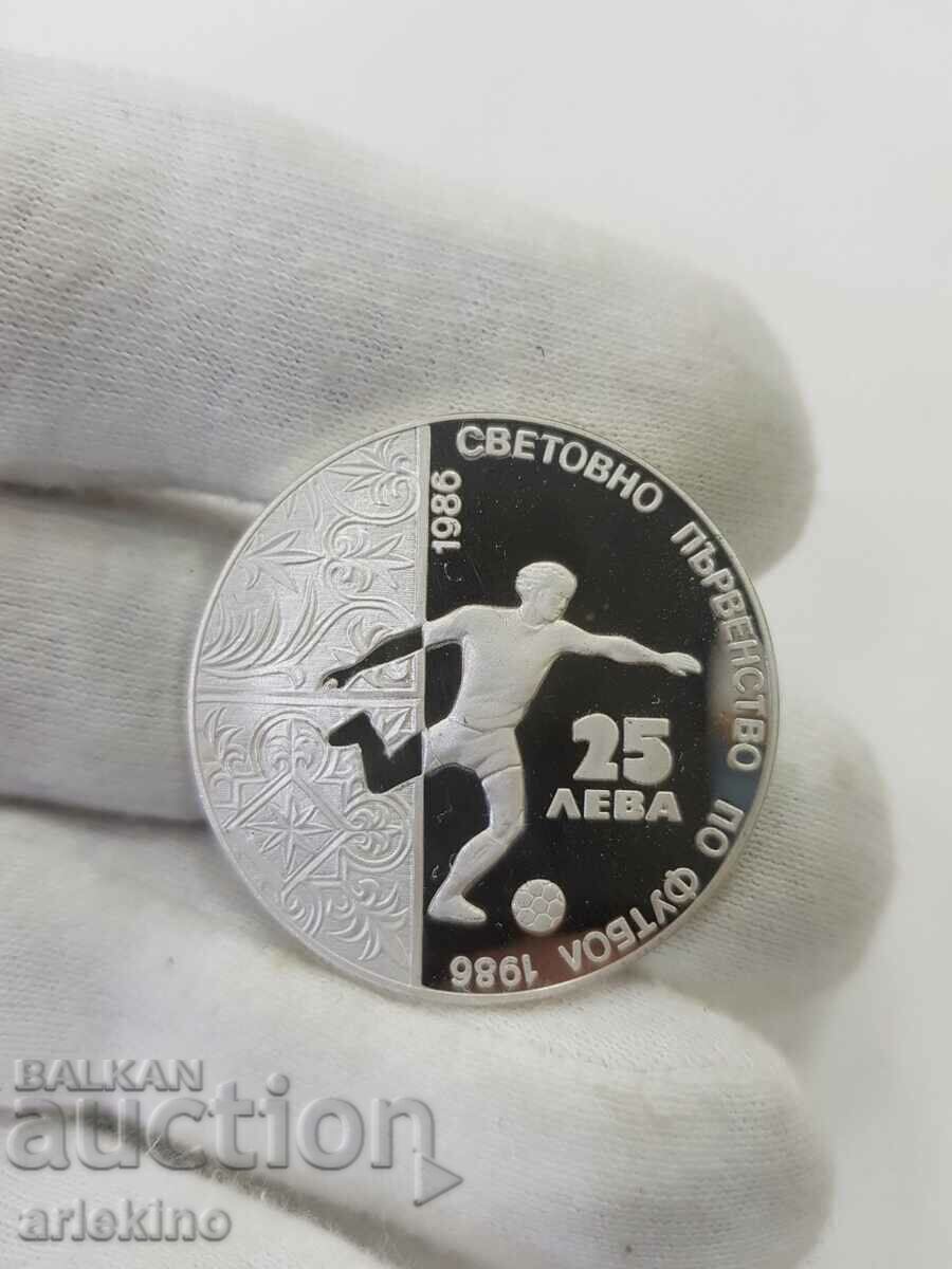 G. Silver Jubilee coin 25 BGN 1986