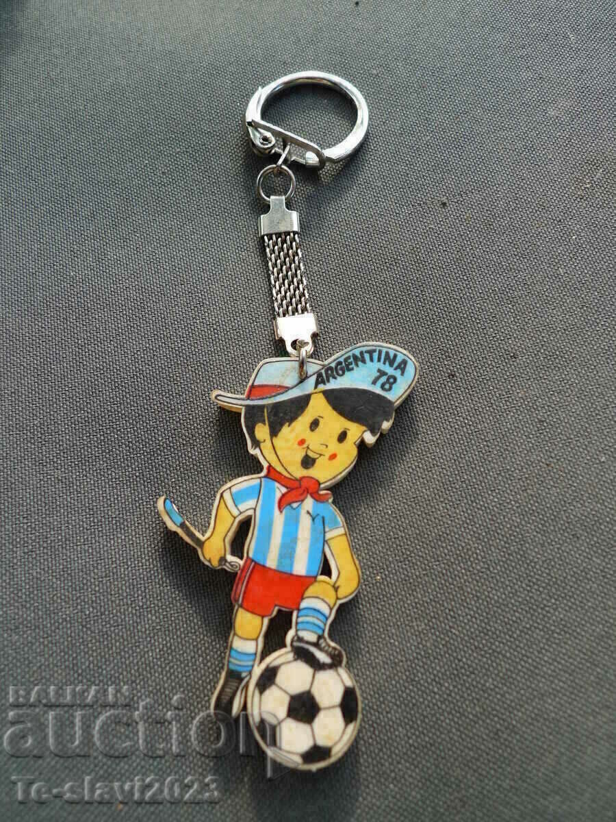 Old key ring World Cup 1978, Argentina-FOOTBALL