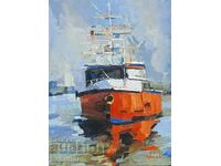 Picture "One dream - red boat" by Yavor Vitanov