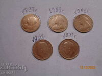 collection Old pennies 1897-1913.