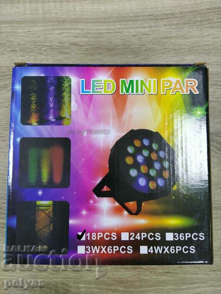 Spotlight - Led effect LED Mini PAR 18 RGB LED