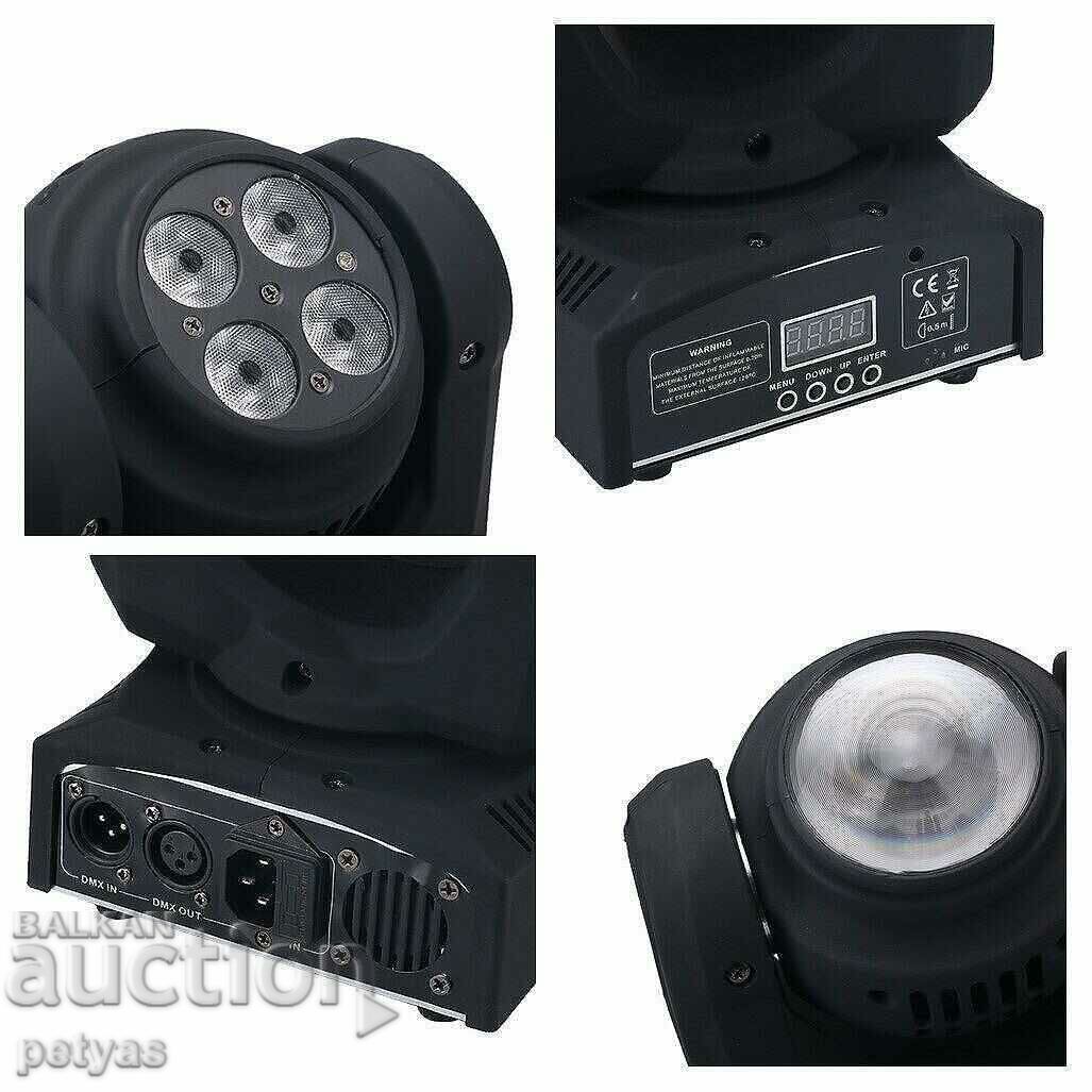 5 LED Moving Head Double - Disco Effect type BEAM moving - 7 5 LED Moving Head Double - Disco Effect type BEAM moving - 7