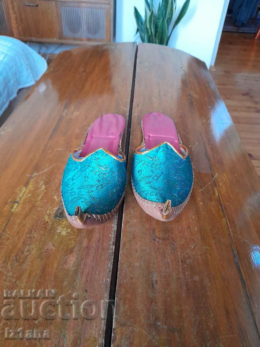Old ethnic slippers