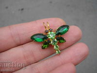 OLD GOLD PLATED BUTTERFLY BROOCH
