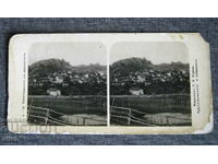 Belogradchik fortress old stereo card stereo card