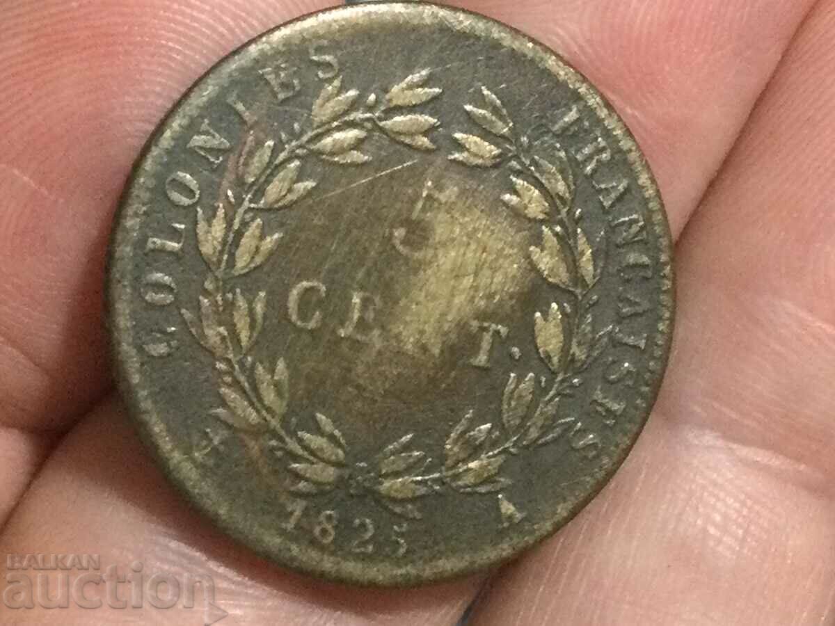 French colonies 5 centimes 1825 Charles X with price 27.00 BGN | € 13.80 French colonies 5 centimes 1825 Charles X with price 27.00 BGN | € 13.80