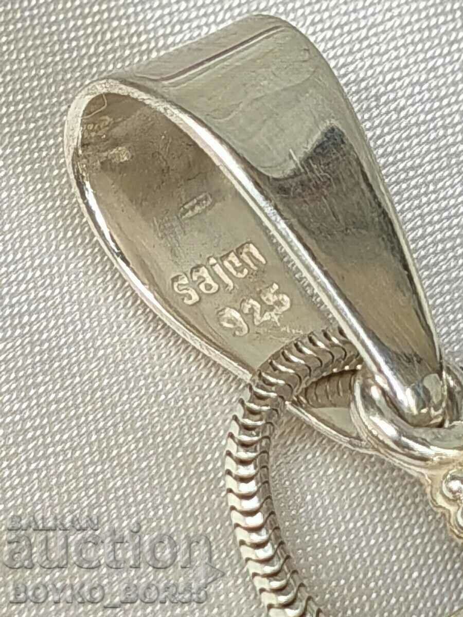 Large Silver Mark Vintage Locket SAJEN Jewelry from Bali - 6 Large Silver Mark Vintage Locket SAJEN Jewelry from Bali - 6