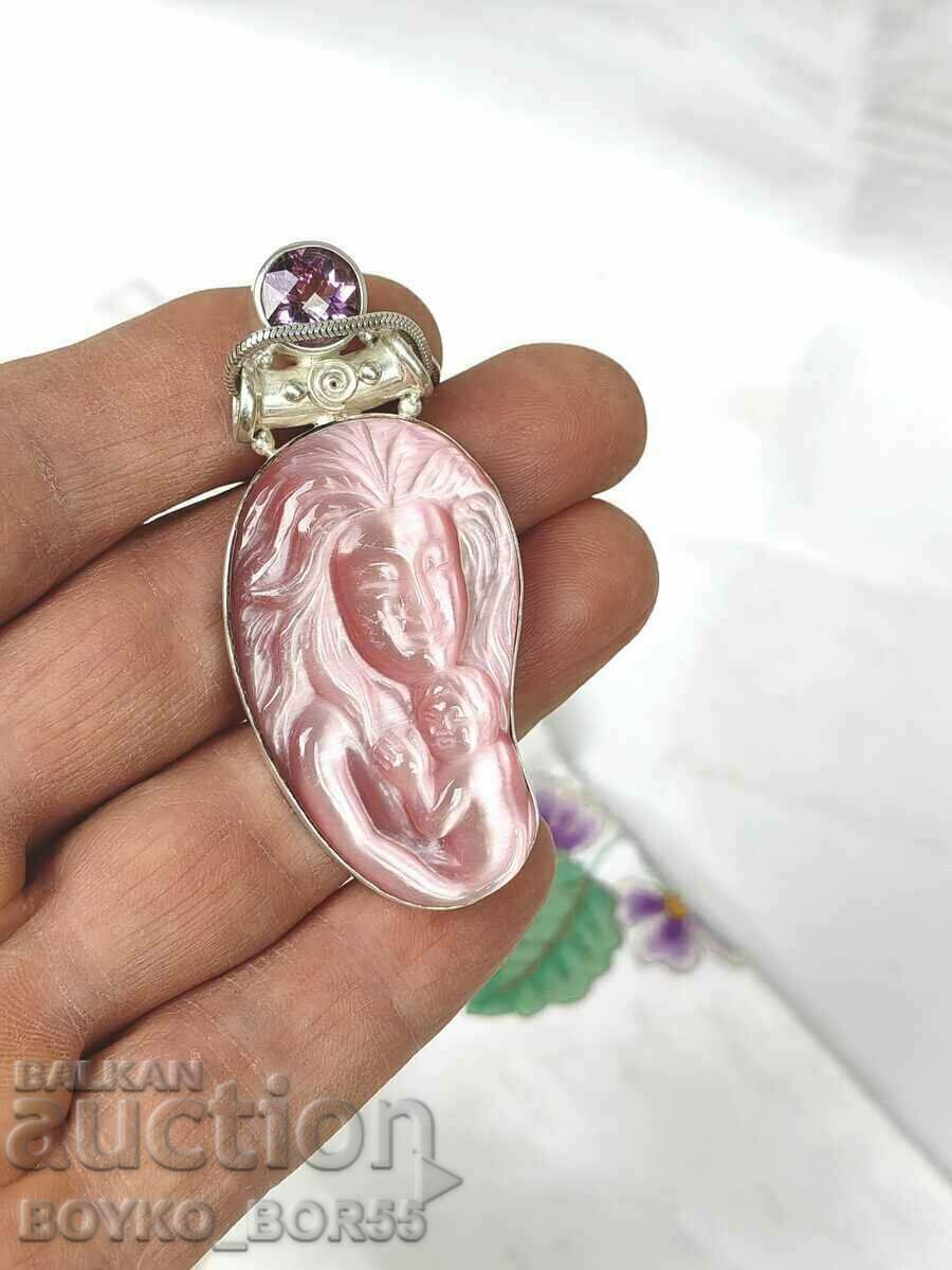 Unique Large Silver Vintage Locket SAJEN Jewelry - 7 Unique Large Silver Vintage Locket SAJEN Jewelry - 7