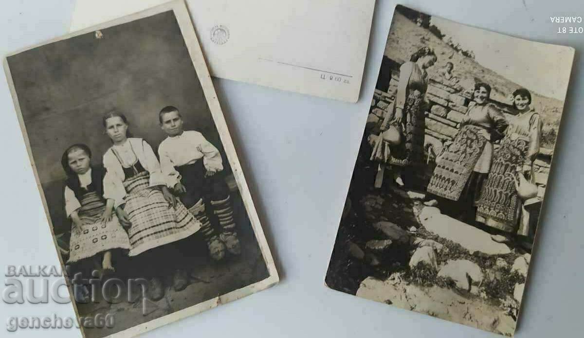 Auction  Old photographic pictures with traditional costumes