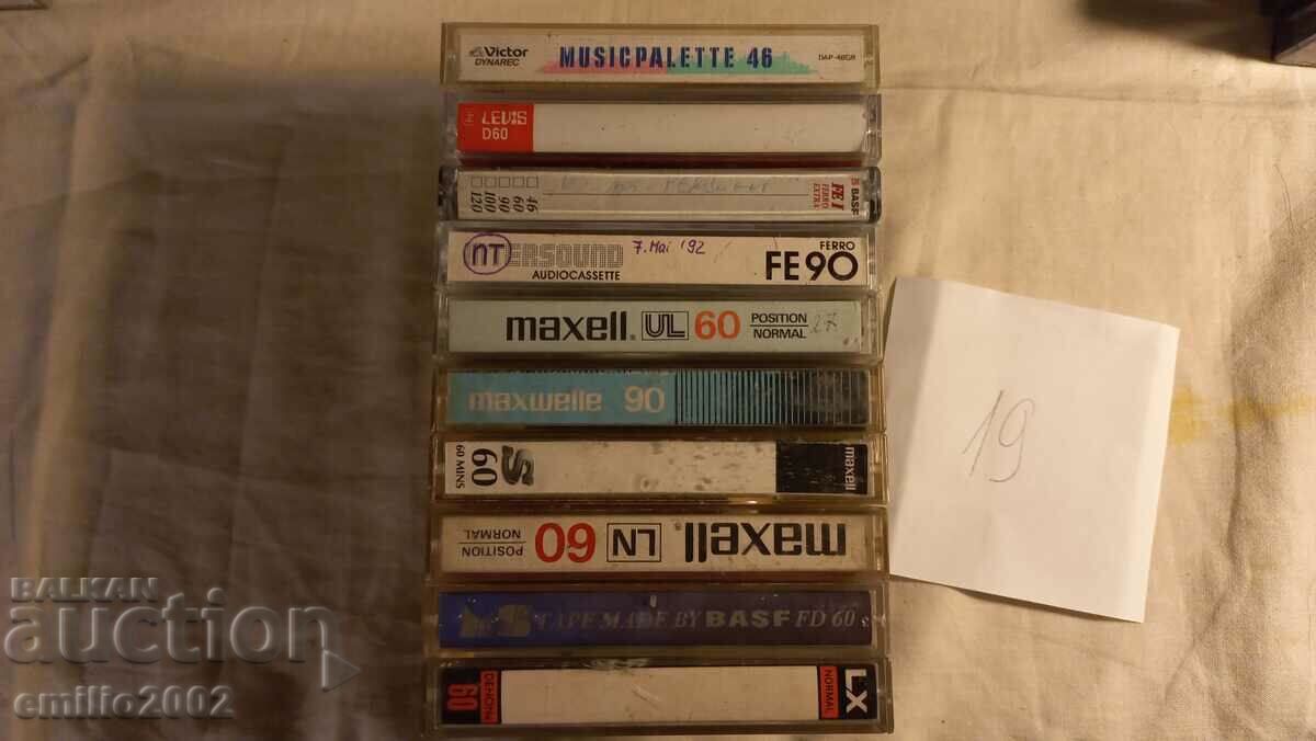 Audio cassettes 10pcs 19