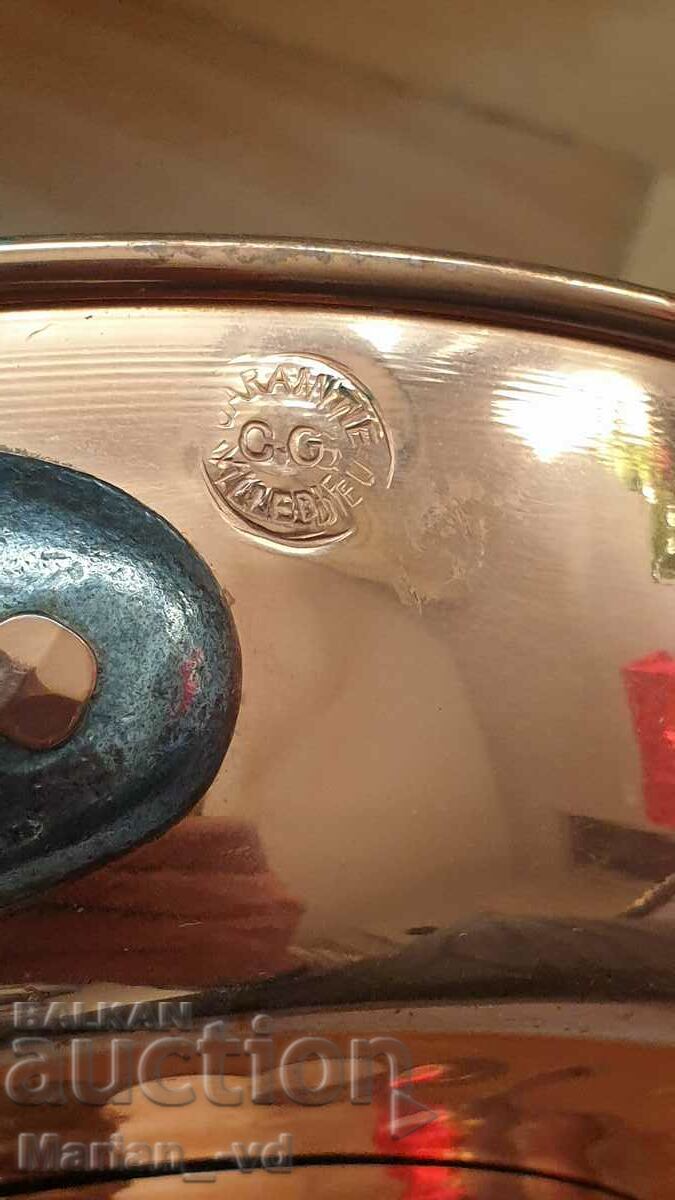 Delivery of Old barometer copper pan Delivery of Old barometer copper pan