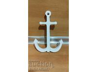 White wooden anchor