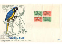 1965. Suriname. Caring for children. "First Day" envelope.