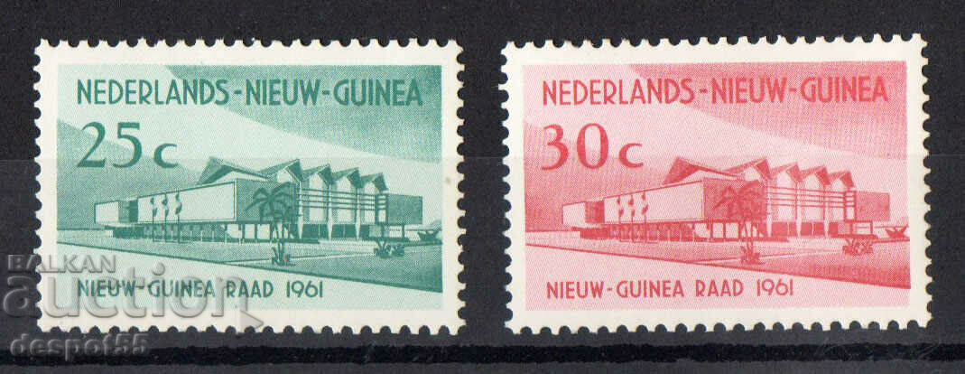 1961. Нидерл. Нова Гвинея. Откриване на новия съвет.