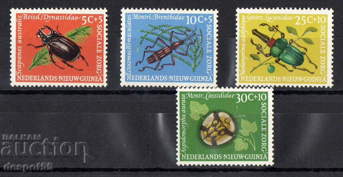 1961. Niederl. New Guinea. Social Care - Beetles.