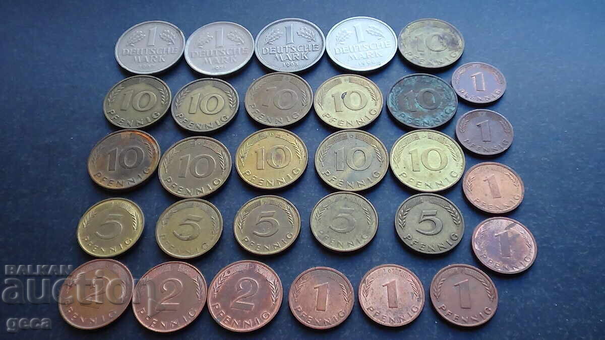 Auction  Lot of coins Germany / FRG / 30 pieces