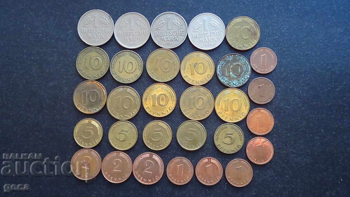 Lot de monede Germania / FRG / 30 buc - 5