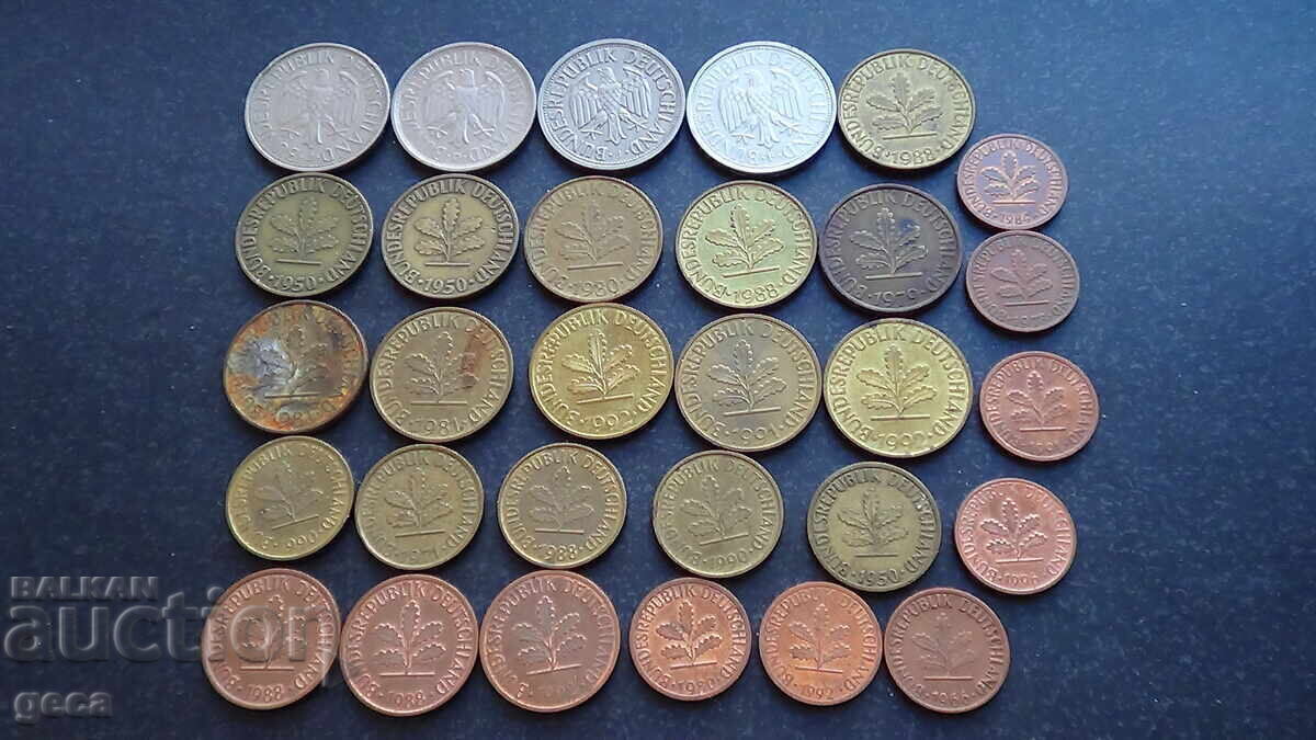 Лот монети Германия / ФРГ/ 30 броя - 6