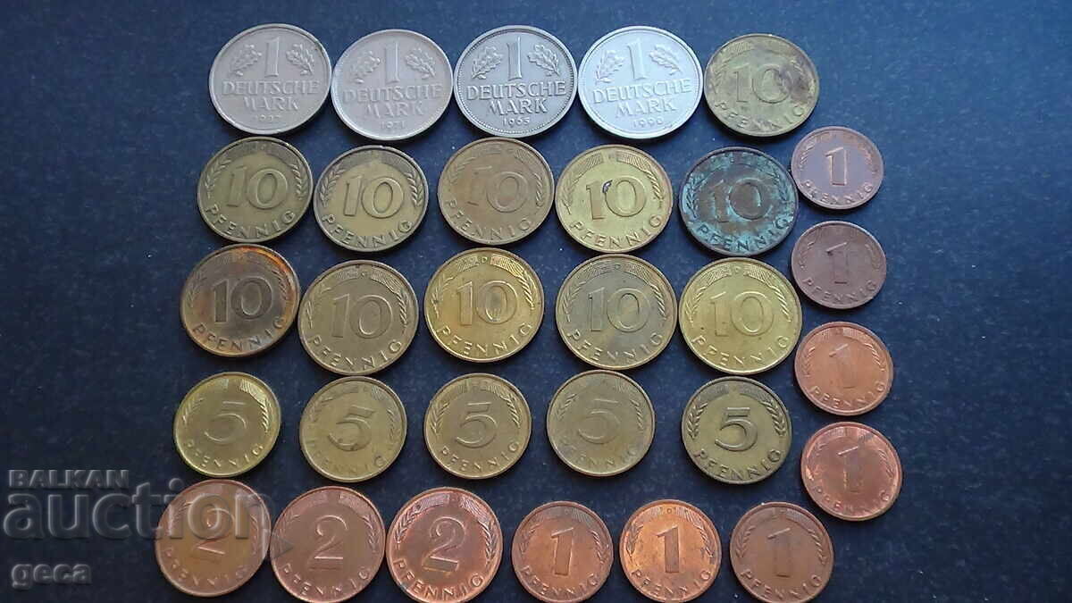 Лот монети Германия / ФРГ/ 30 броя - 7