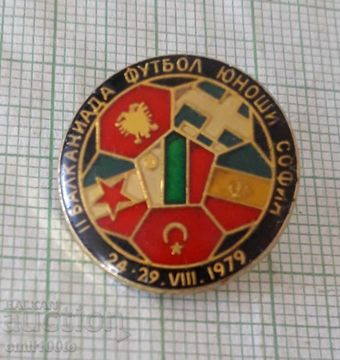 Badge - Junior Football Balkaniad Sofia 1979