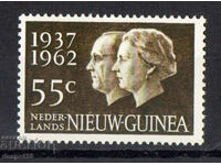 1962. Нидерл. Нова Гвинея. Годишнина от кралската сватба.
