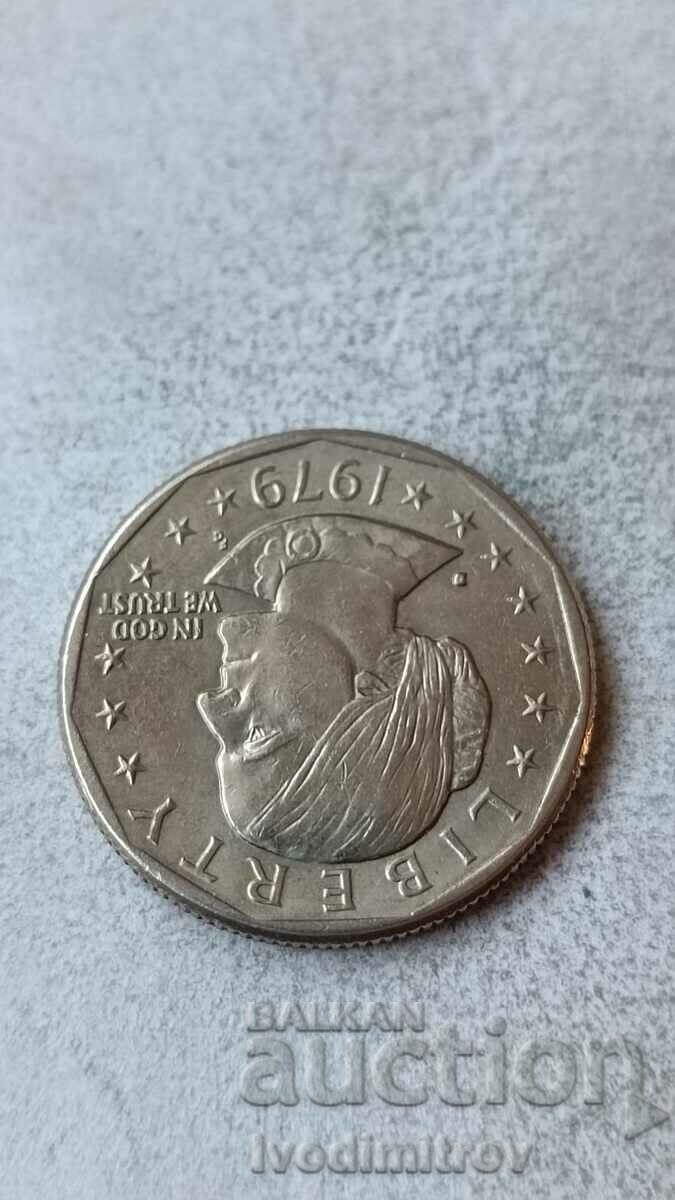 US $1 1979 D Susan B. Anthony Dollar with price 3.45 BGN | € 1.76 US $1 1979 D Susan B. Anthony Dollar with price 3.45 BGN | € 1.76