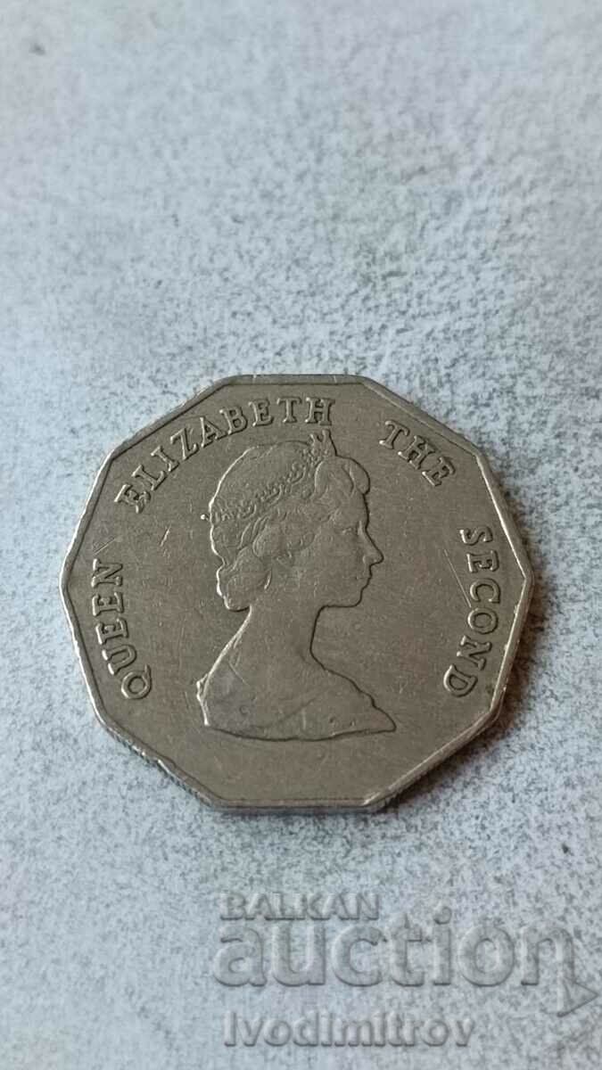 Eastern Caribbean $1 1991 with price 2.65 BGN | € 1.35