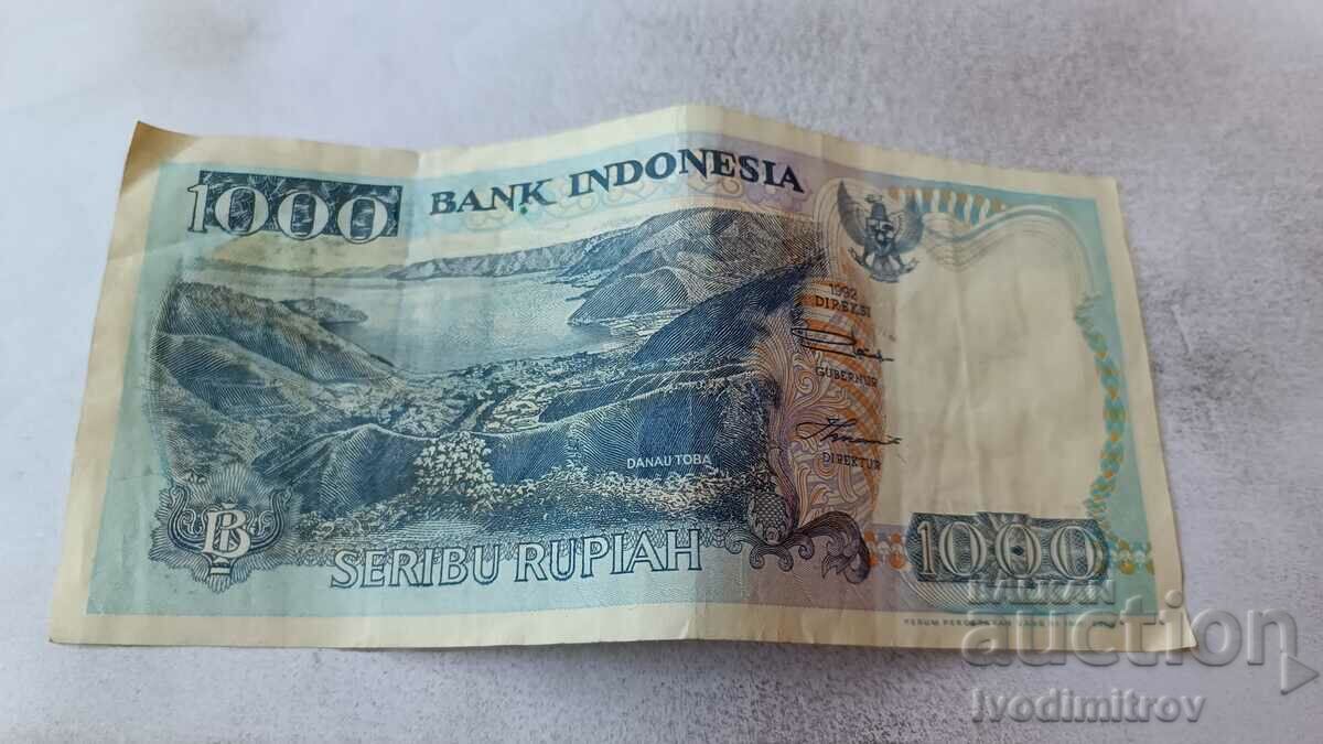 Indonesia 1000 rupiah 1992
